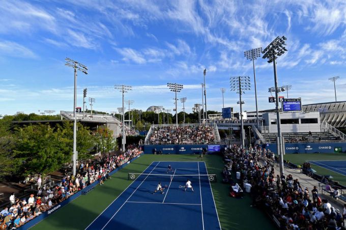 Us open 17. Us open корт.