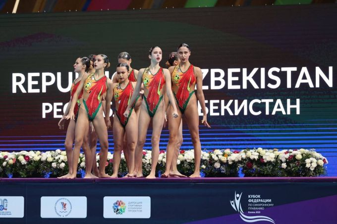Sinxron suzish. Qizlarimiz Rossiyadagi turnirda navbatdagi medallarni ...